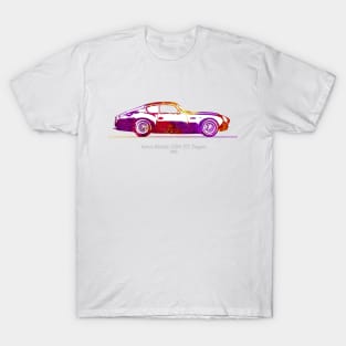 Aston Martin DB4 Gt Zagato 1960 - Colorful Watercolor T-Shirt